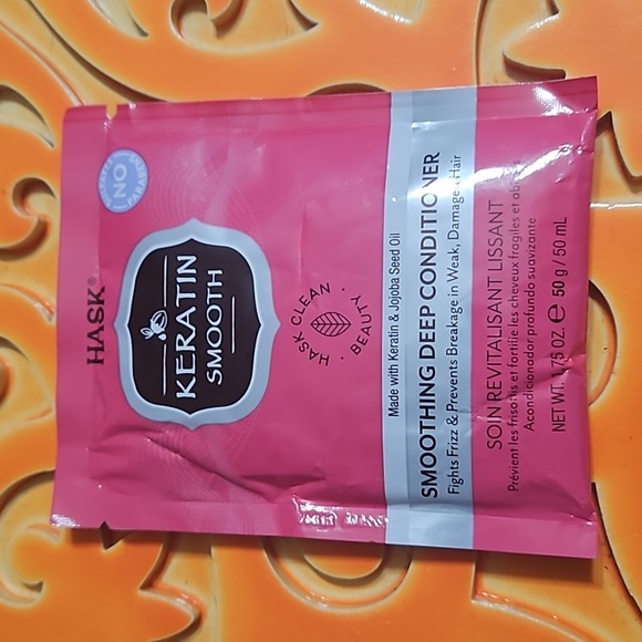Hask Clean Beauty Hair Free W Purchase New Hask Keratin Smoothing Hair Mask 175 Oz Poshmark